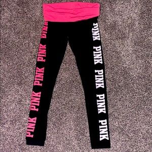 PINK yoga leggings